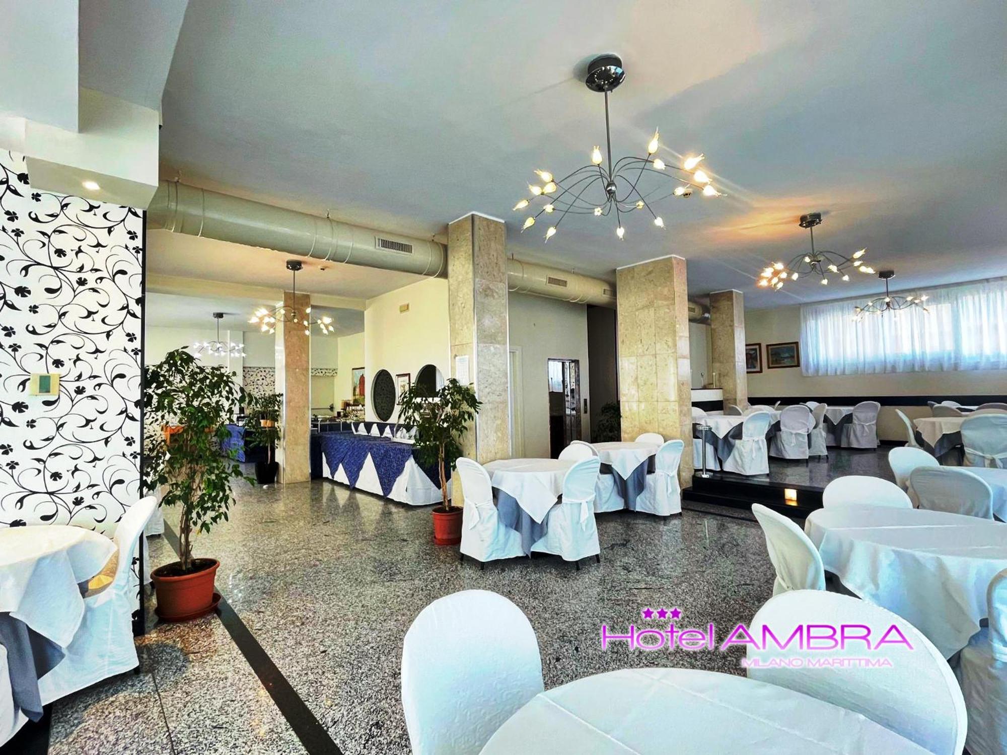 Hotel Ambra - Fronte Mare - Vicinissimi Al Centro Milano Marittima Esterno foto