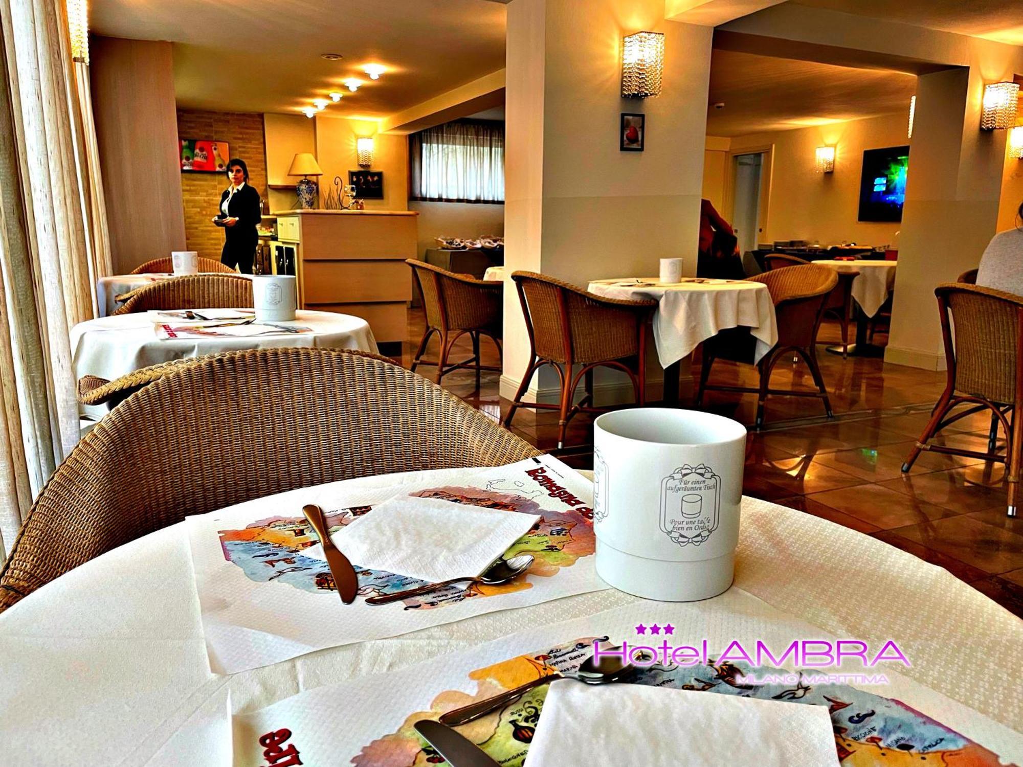 Hotel Ambra - Fronte Mare - Vicinissimi Al Centro Milano Marittima Esterno foto
