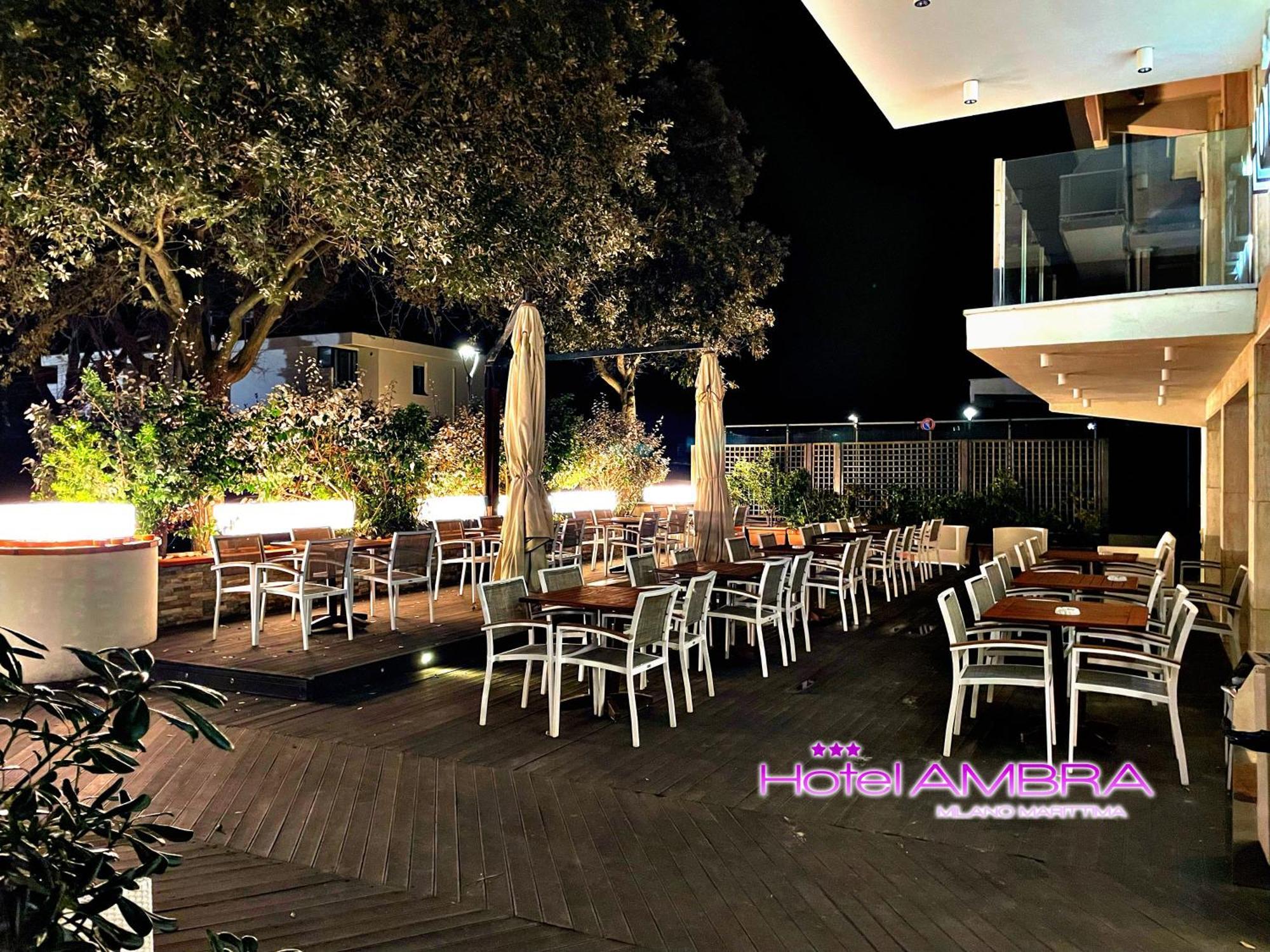 Hotel Ambra - Fronte Mare - Vicinissimi Al Centro Milano Marittima Esterno foto