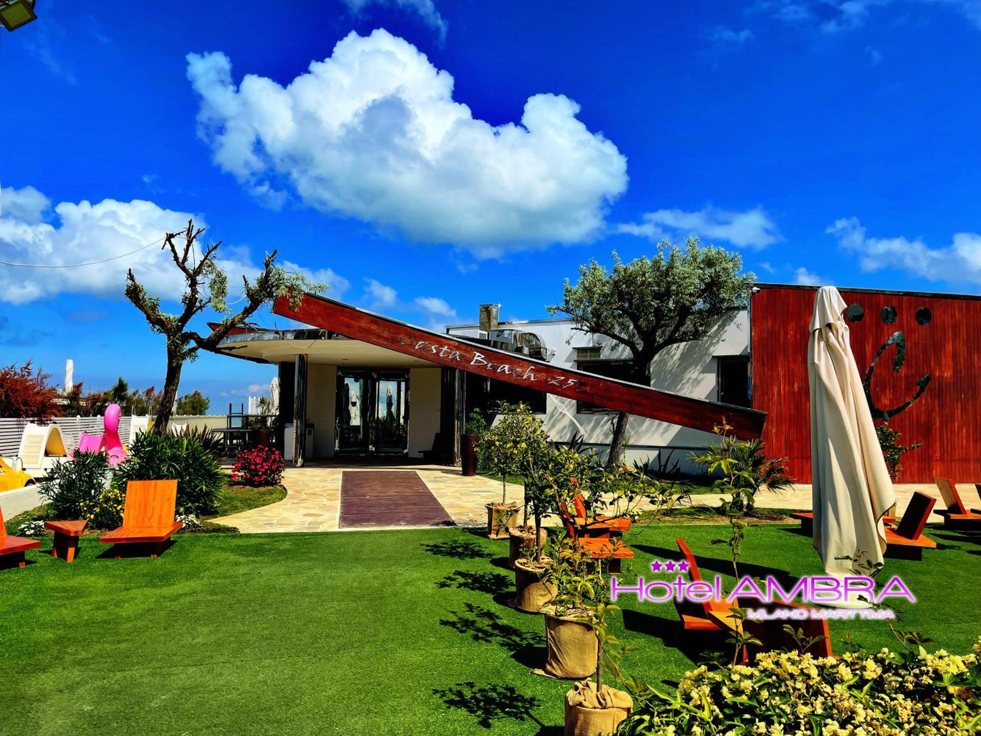 Hotel Ambra - Fronte Mare - Vicinissimi Al Centro Milano Marittima Esterno foto