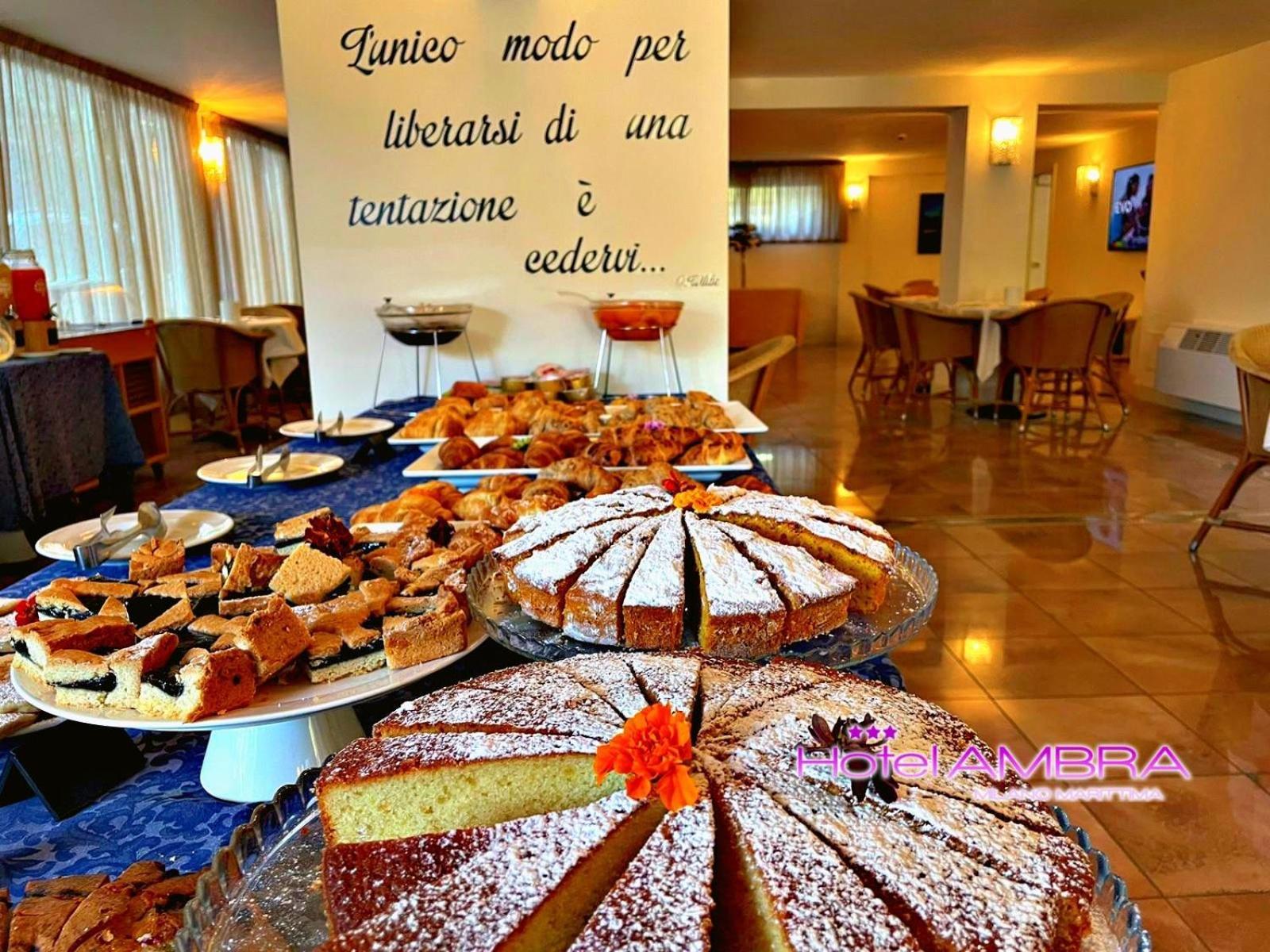 Hotel Ambra - Fronte Mare - Vicinissimi Al Centro Milano Marittima Esterno foto